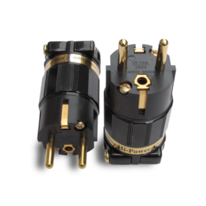 IeGo | Ti2420BK Gold plated | Schuko Plug